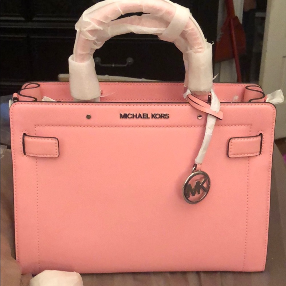 Michael Kors Rayne Medium Saffiano Leather Satchel